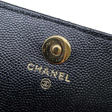 将图像加载到图库查看器中，CHANEL Matelasse Flap ChainShoulder Bag BlackAP3004 Caviar Leather
