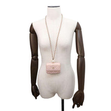 Load image into Gallery viewer, CHANEL Matelasse Chain Flap Coin Purse PinkAP2119 Caviar Leather
