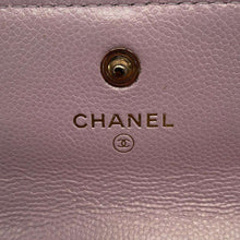 Load image into Gallery viewer, CHANEL Matelasse Chain Flap Coin Purse PinkAP2119 Caviar Leather
