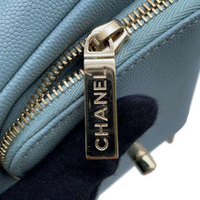 将图像加载到图库查看器中，CHANEL Business Affinity 2WAY ChainShoulder Bag Light BlueA93749 Caviar Leather Size Small
