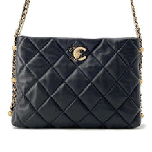 Load image into Gallery viewer, CHANEL Matelasse Side Chain Shoulder Bag BlackAS2666 Lambskin
