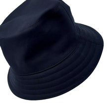 Load image into Gallery viewer, HERMES Harper HSellier Bucket Hat Size 57 Black Cotton100%
