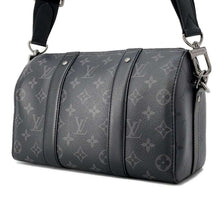 将图像加载到图库查看器中，LOUIS VUITTON City・Keepall NoirM45936 Monogram Eclipse Monogram Eclipse Reverse
