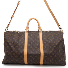 将图像加载到图库查看器中，LOUIS VUITTON Keepall Bandouliere BrownM41414 Monogram Size 55
