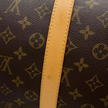 将图像加载到图库查看器中，LOUIS VUITTON Keepall Bandouliere BrownM41414 Monogram Size 55
