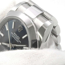 将图像加载到图库查看器中，ROLEX Datejust W41mm Stainless Steel Bright Blue Dial126300
