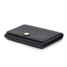 将图像加载到图库查看器中，LOUIS VUITTON Buisiness Card Holder NoirM58456 Monogram Empreinte Leather
