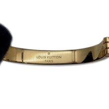 Load image into Gallery viewer, LOUIS VUITTON Cuff nanogram Size S GoldM00251 Monogram Metal
