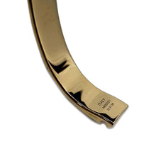 Load image into Gallery viewer, LOUIS VUITTON Cuff nanogram Size S GoldM00251 Monogram Metal
