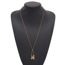 将图像加载到图库查看器中，LOUIS VUITTON LV&amp;ME LOVE Necklace GoldM62843 Metal
