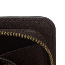 Load image into Gallery viewer, LOUIS VUITTON Porte Monnaie Zip BrownN61728 Damier Ebene Canvas
