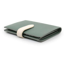 将图像加载到图库查看器中，CELINE Medium Strap Wallet Green10B643BRU Leather
