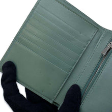 将图像加载到图库查看器中，CELINE Medium Strap Wallet Green10B643BRU Leather
