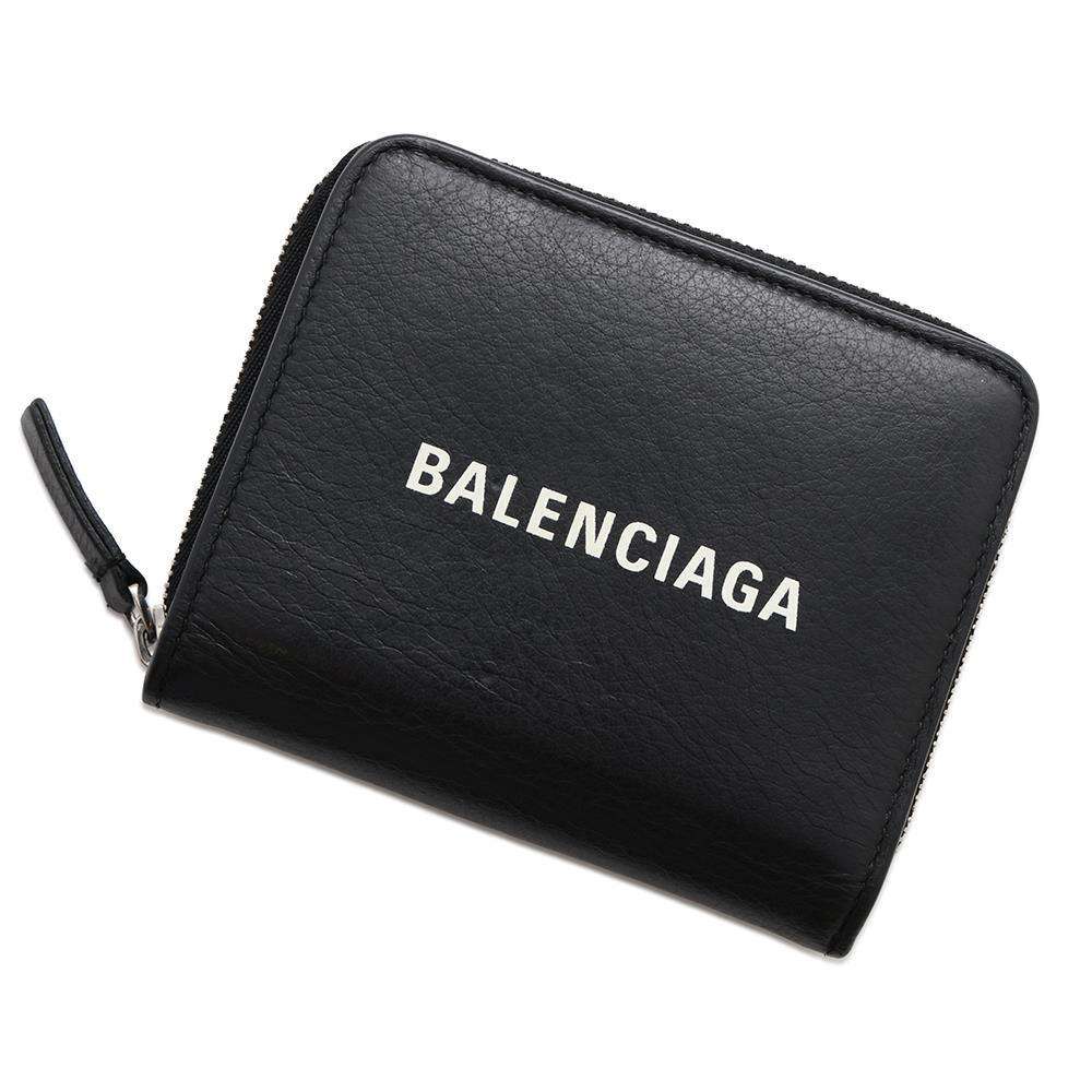 BALENCIAGA Everyday Small Wallet Black551933 Leather