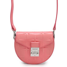 将图像加载到图库查看器中，MCM Chain wallet Pink Patent Leather/Leather
