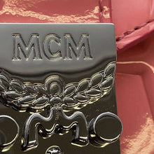 Load image into Gallery viewer, MCM Chain wallet Pink Patent Leather/Leather
