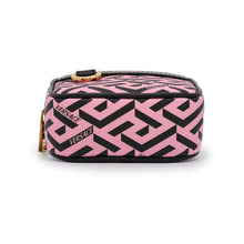 Load image into Gallery viewer, Pouch Pink/Black Leather
