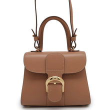 将图像加载到图库查看器中，Delvaux Brillon BeigeAA0406AAM Leather Size Mini
