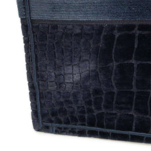 Load image into Gallery viewer, Dior Book tote Navy/RedM1286ZTGU Velvet Size Large
