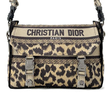 Load image into Gallery viewer, Dior Embroidery Shoulder Bag Brown Canvas
