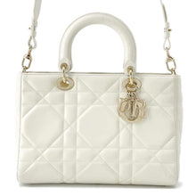 Load image into Gallery viewer, Dior Lady D-sire 2wayBag WhiteM1151OHOW_M030 Leather
