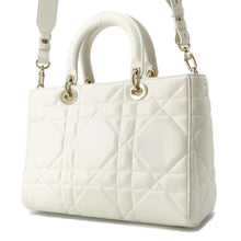 Load image into Gallery viewer, Dior Lady D-sire 2wayBag WhiteM1151OHOW_M030 Leather
