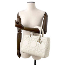 Load image into Gallery viewer, Dior Lady D-sire 2wayBag WhiteM1151OHOW_M030 Leather
