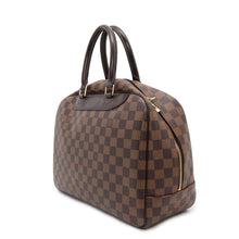 将图像加载到图库查看器中，LOUIS VUITTON Deauville SPO BrownN47272 Damier Ebene Canvas
