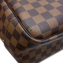 将图像加载到图库查看器中，LOUIS VUITTON Deauville SPO BrownN47272 Damier Ebene Canvas
