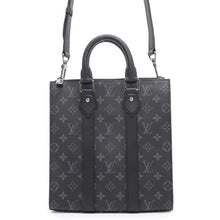 将图像加载到图库查看器中，LOUIS VUITTON Sac Plat NoirM46456 Monogram Eclipse
