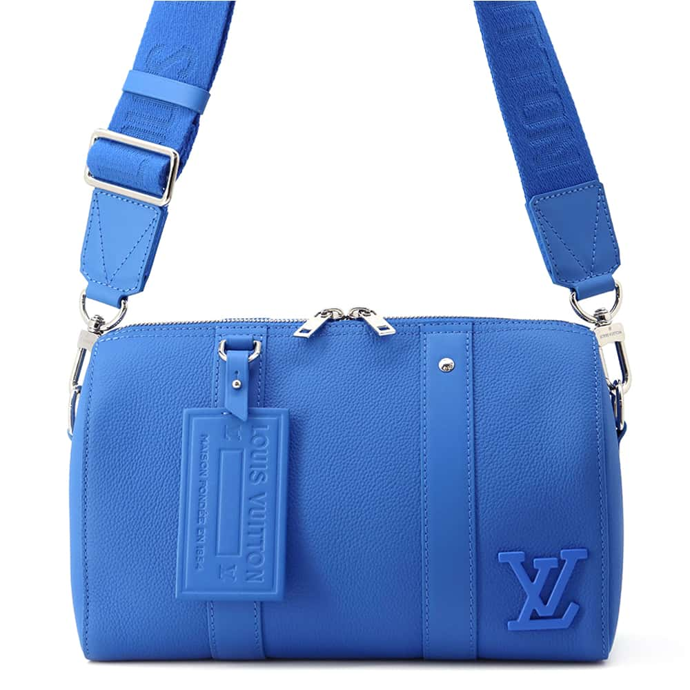 LOUIS VUITTON Aerogram City Keepall BlueM22486 Taurillon Leather