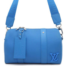 将图像加载到图库查看器中，LOUIS VUITTON City Keepall BlueM22486 Taurillon Leather
