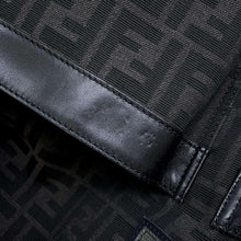 Load image into Gallery viewer, FENDI FF Jacquard Strike Backpack Black7VZ070 Canvas Leather
