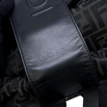 Load image into Gallery viewer, FENDI FF Jacquard Strike Backpack Black7VZ070 Canvas Leather
