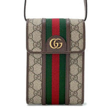 将图像加载到图库查看器中，GUCCI Ophidia GG Supreme mini bag Brown625757 PVC Leather
