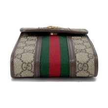 将图像加载到图库查看器中，GUCCI Ophidia GG Supreme mini bag Brown625757 PVC Leather
