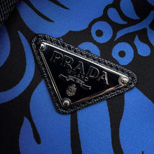 将图像加载到图库查看器中，PRADA Bag pack BlueV135 Nylon
