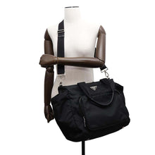 Load image into Gallery viewer, PRADA Mothers bag Black1BG102 Nylon
