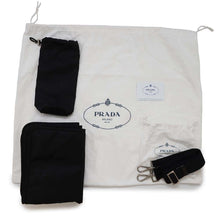 将图像加载到图库查看器中，PRADA Mothers bag Black1BG102 Nylon
