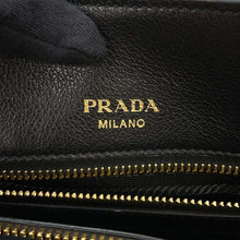 Load image into Gallery viewer, PRADA Logo 2WAY Handbag Black1BA579 Leather
