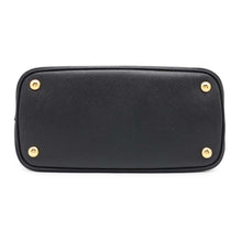 将图像加载到图库查看器中，PRADA Doble 2WAY Handbag Black1BG443 Leather
