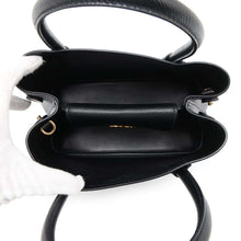 将图像加载到图库查看器中，PRADA Doble 2WAY Handbag Black1BG443 Leather
