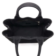 Load image into Gallery viewer, PRADA Canapa 2WAYTote Bag Black1BG439 Canvas
