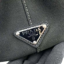 将图像加载到图库查看器中，PRADA Canapa 2WAYTote Bag Black1BG439 Canvas
