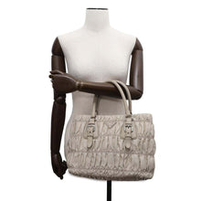 Load image into Gallery viewer, PRADA Gathered 2WAYHandbag BeigeBN2868 Nylon Leather
