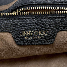 将图像加载到图库查看器中，JIMMY CHOO Sophia Star Embossed BlackSOFIAMEMG Leather Size M
