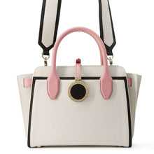 Load image into Gallery viewer, BVLGARI Alba 2wayBag White/Pink287999 Leather
