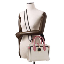 Load image into Gallery viewer, BVLGARI Alba 2wayBag White/Pink287999 Leather
