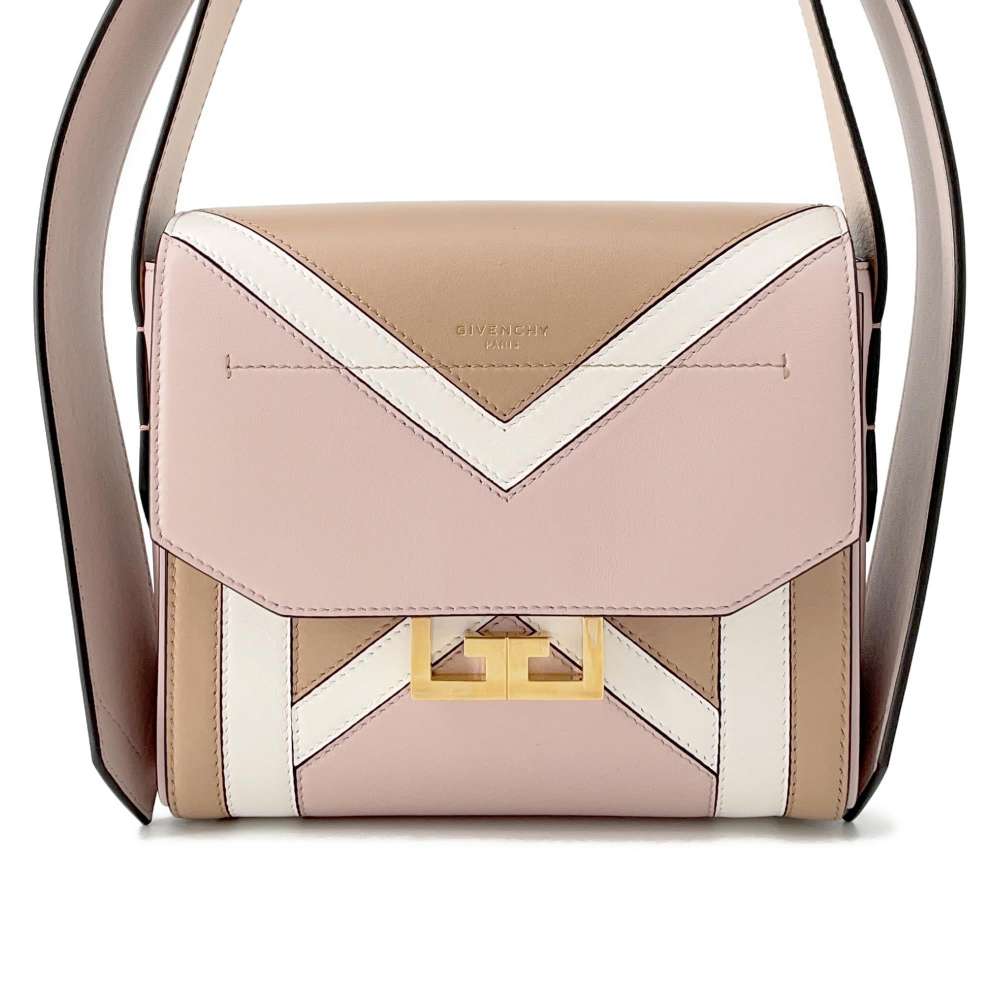 Givenchy Eden Small Shoulder Bag Pink/Brown/WhiteBB50BMB0RW-680 Leather