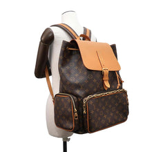 将图像加载到图库查看器中，LOUIS VUITTON Trio・Backpack BrownM44658 Monogram Leather
